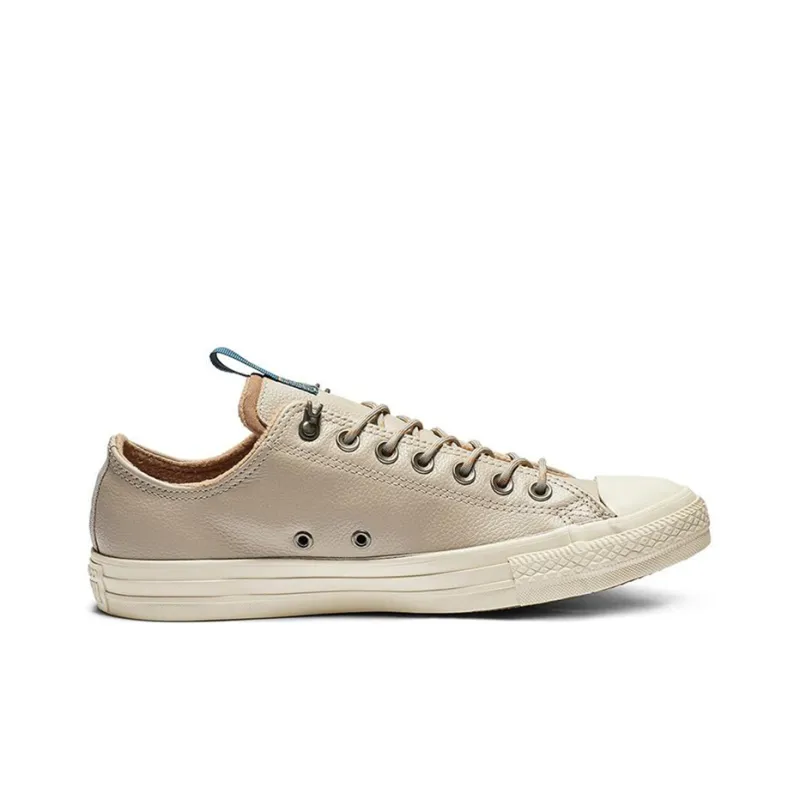 Converse Chuck Taylor All Star Anti Slip And Wear Resistant Breathable Low Top Canvas Shoes Unisex Beige Brown-1
