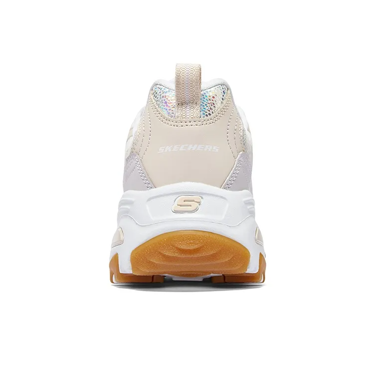 Skechers Dlites 1.0 'White Beige' Women's-4