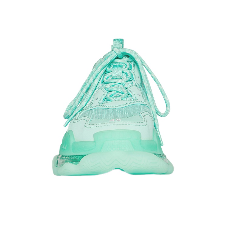 Balenciaga Triple S Clear Sole Green - POIZON Balenciaga Triple S Clear Sole Green - POIZON