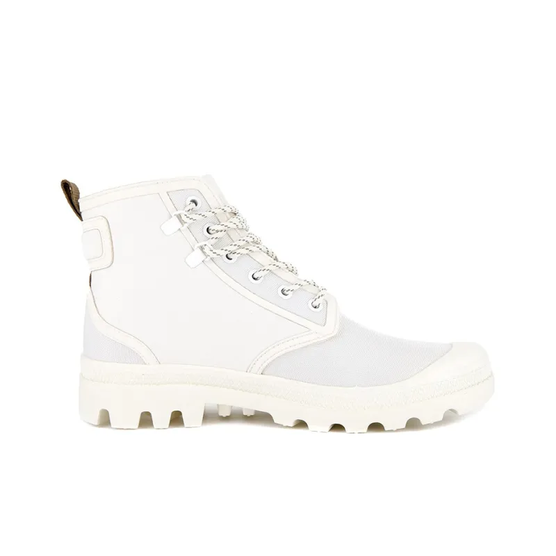 Palladium Pampa Rains Anti Slip And Wear Resistant Breathable High Top Canvas Shoes Unisex White-1
