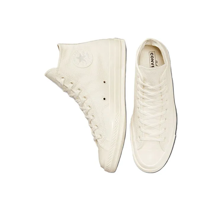 Chuck 70 Converse High 'Tonal Leather Egret'-3