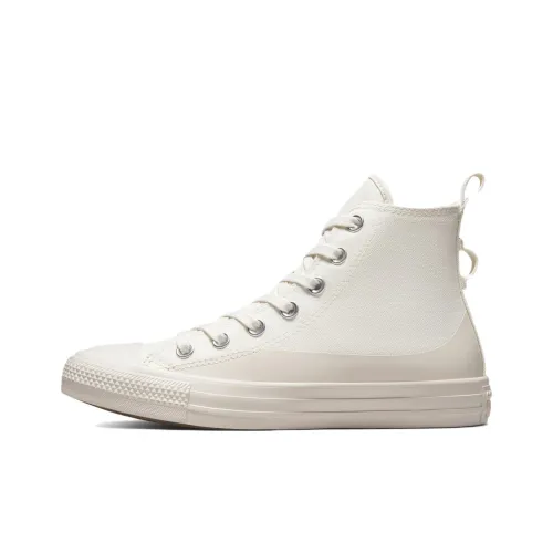 Converse Chuck Taylor All Star Slip Resistant, Abrasion Resistant, Waterproof High Top Canvas Shoes Women's Ecru