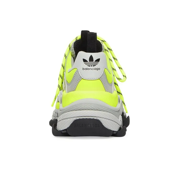 Balenciaga X Adidas Triple S Fluo Yellow-4