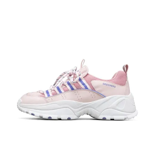 Skechers Kozmiks Chunky Sneakers Women's Low-Top Pink/Lavender