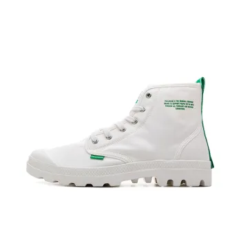 Palladium Pampa Hi Dare Safety Wear Resistant Slip Resistant High Top Canvas Shoes Unisex White