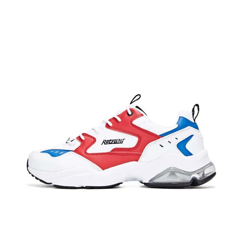 361° Chunky Sneakers Men Low Top White/Red-0