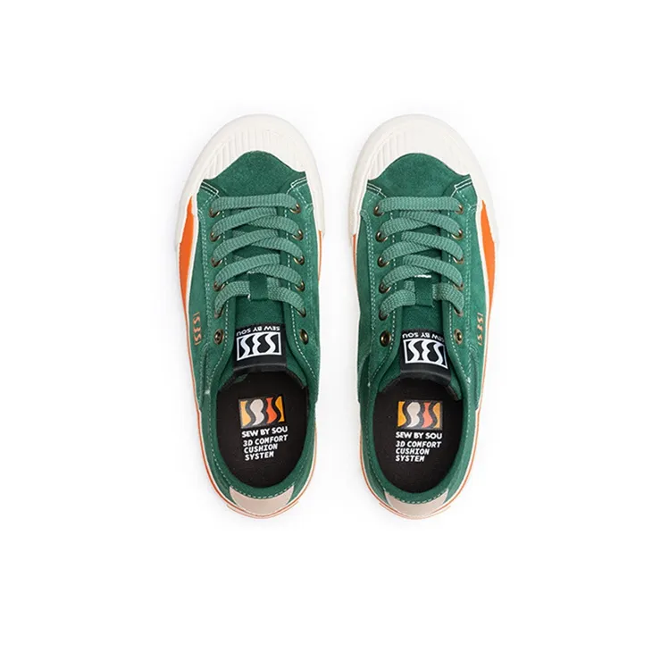 SEW BY SOU LAB Canvas Shoes Unisex Green-3