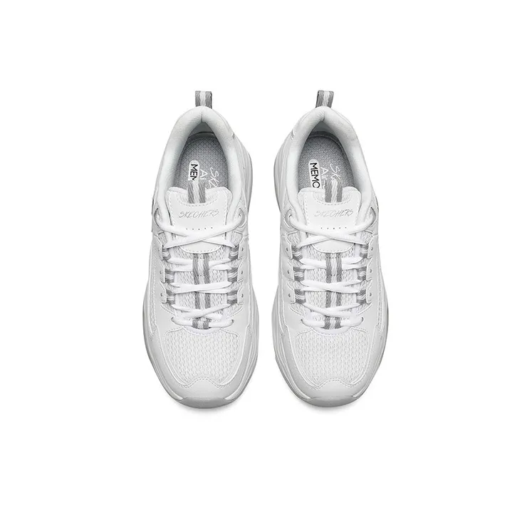Skechers D'lites 4.0 Low Sneaker Gs White Women's-4