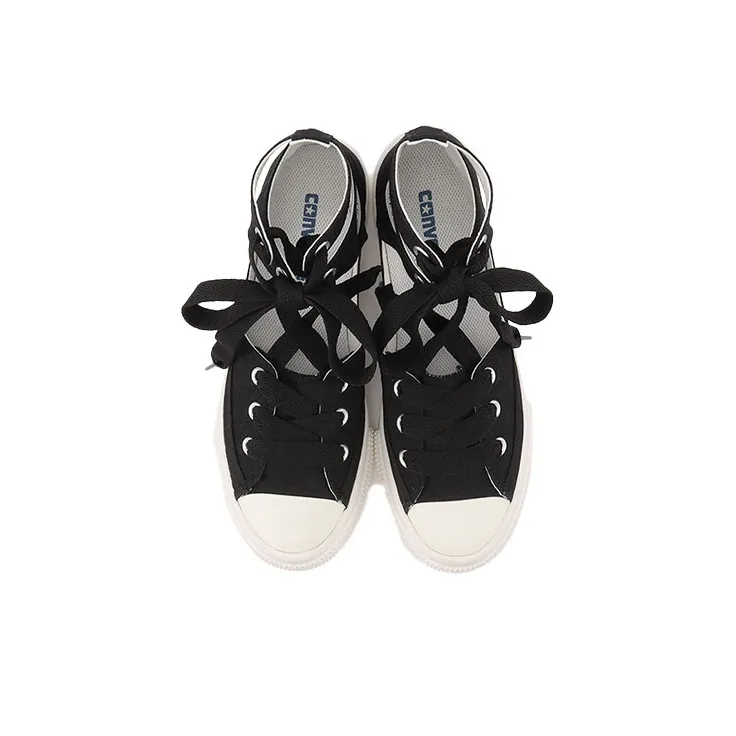 Converse All Star Light Plastic Ghillie Hi 'Black White' Women's-4