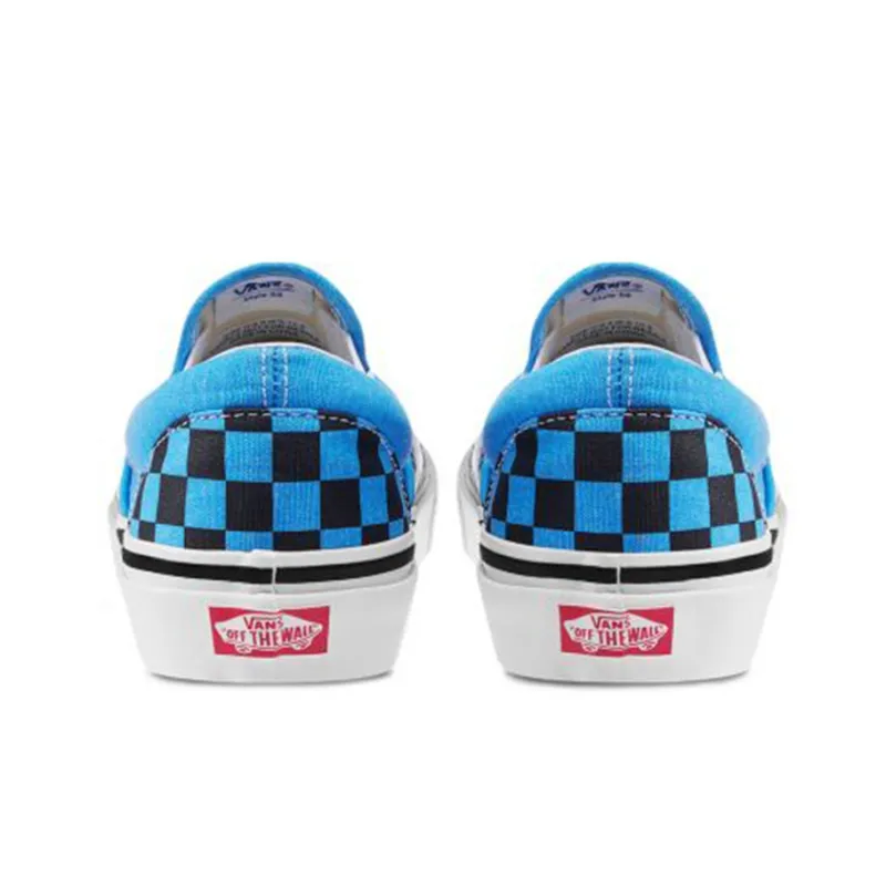 Vans Classic Slip On 98 Dx 'Anaheim Factory Blue Neon Checkerboard'-3