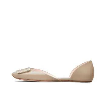Roger Vivier Trompette Dorsay Women's Casual Shoes Women's Gray Brown