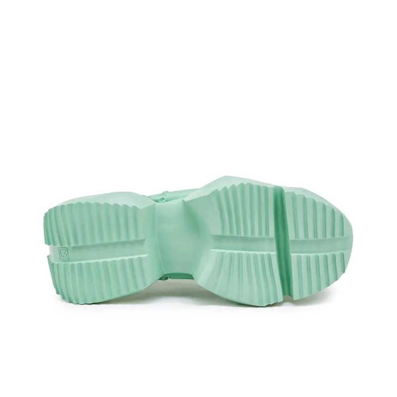 OGR Mecha Classic Chunky Sneakers Unisex Low Top Avocado Green-5