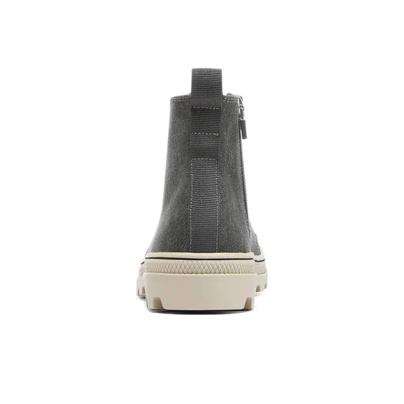 Skechers Roadies Abrasion Resistant Coverage High Top Canvas Shoes Women's Charcoal Gray-3