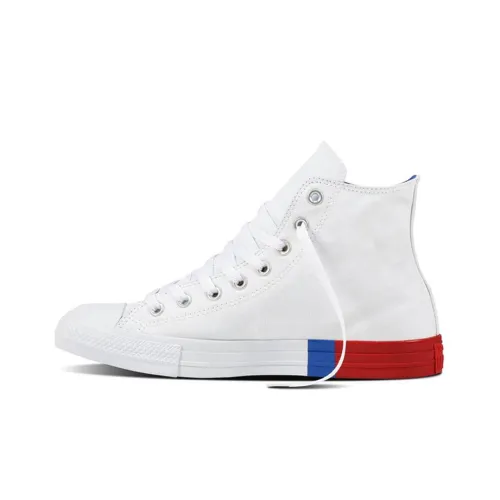 Converse Chuck Taylor All Star Canvas Shoes Unisex High-Top White/Red/Blue