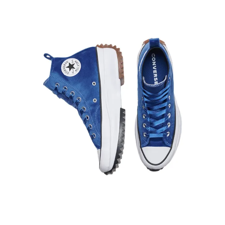 Converse Run Star Hike High Top Canvas Shoes Blue-3