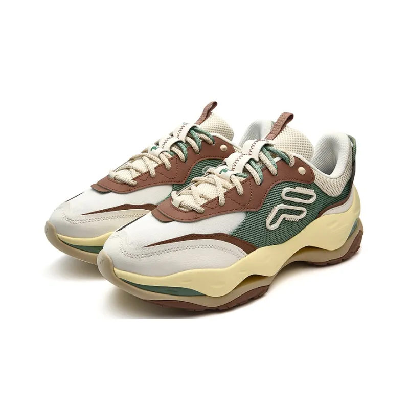 FILA FUSION Cheese Sneakers 'Brown Green'-1