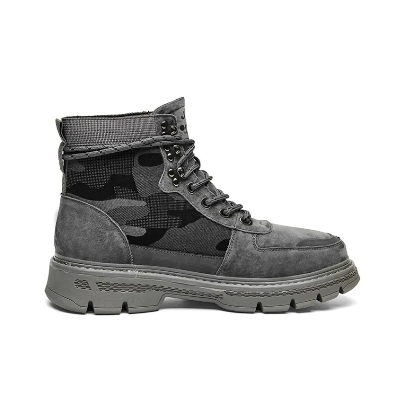 Jeep Short Outdoor Boots Men's Gray-1