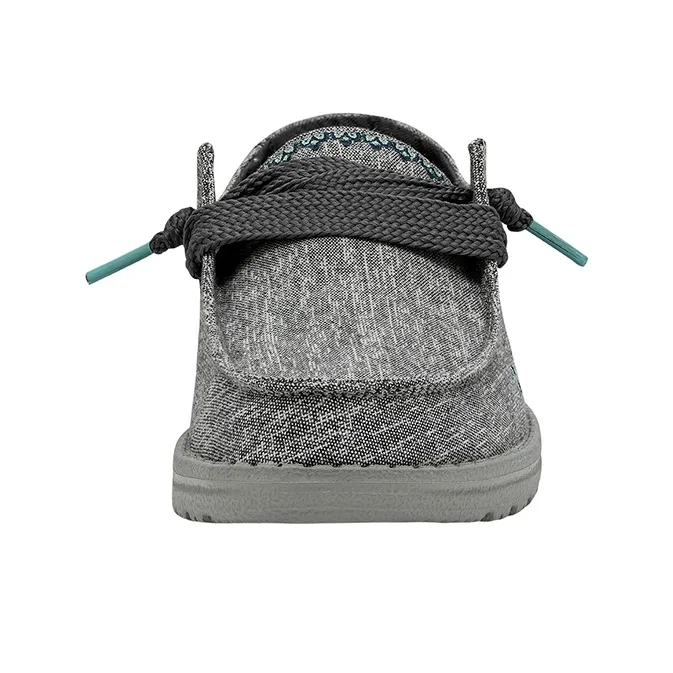 Heydude Casual Single Shoes Women's Elegant Gray-4