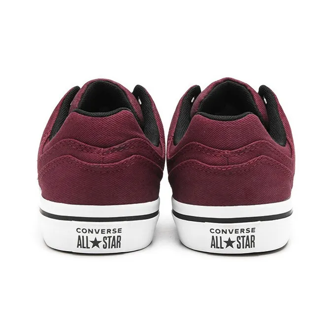 Converse All Star El Distrito Deep Bord Canvas Shoes Deep Wine-3
