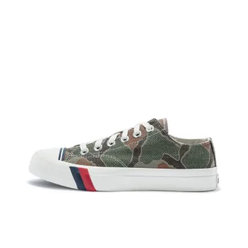 Keds Canvas Shoes Unisex Low-Top Green Camouflage