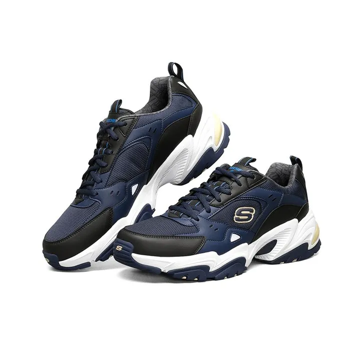 Skechers One Punch Man X Skechers Stamina V2 Low Top Running Shoes Blue/Black-2
