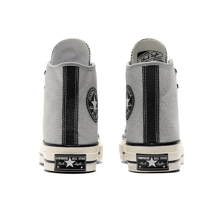 Converse Women's Chuck 70 High 'Icy Shine Silver' Women's-3