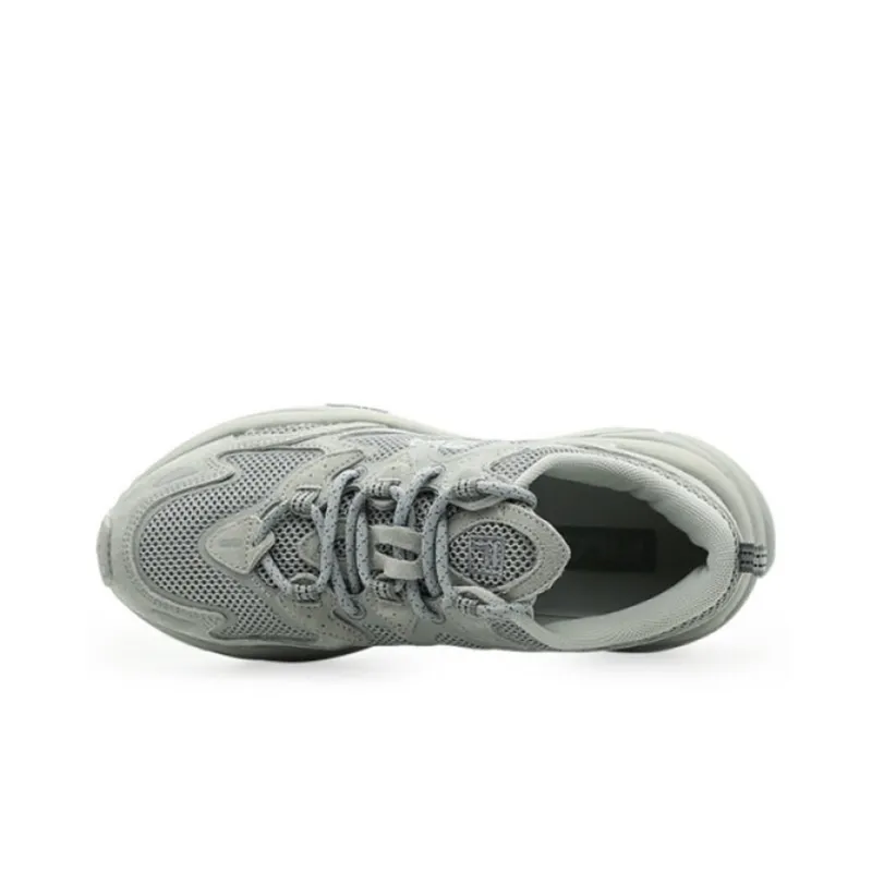 FILA Tenor City Low Top Daddy Shoes Stone Korean Version Grey-2