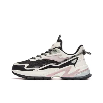 Erke Xun Poor Odd Chunky Sneakers Women's Black Pink