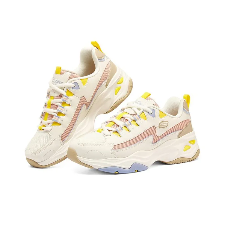 Skechers D'Lites 4.0 'White Pink Blue' Women's-2