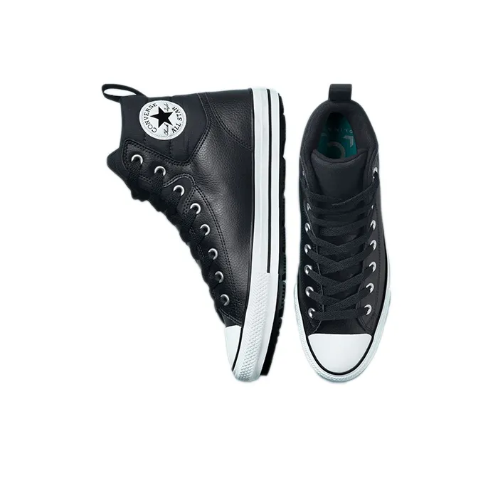 Converse Chuck Taylor All Star Hi Berkshire Boot Black White-4