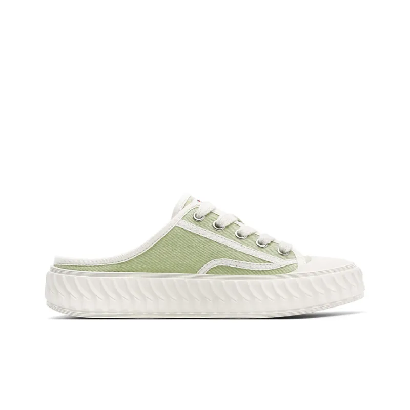Dickies Low Top Canvas Shoes Women's Avocado Green-1