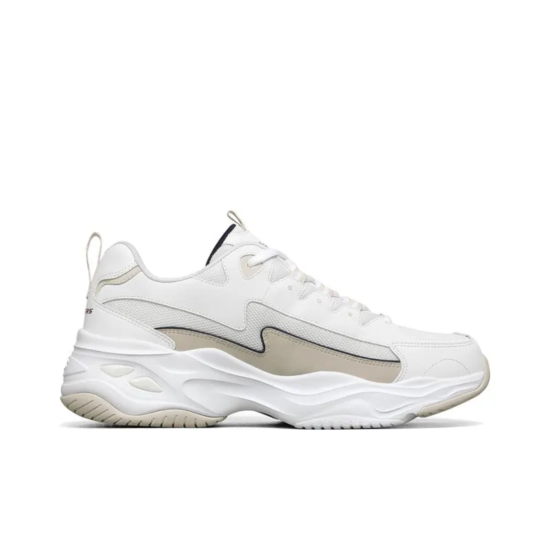 Skechers D'Lites 4.0 Low Top Daddy Shoes White-1