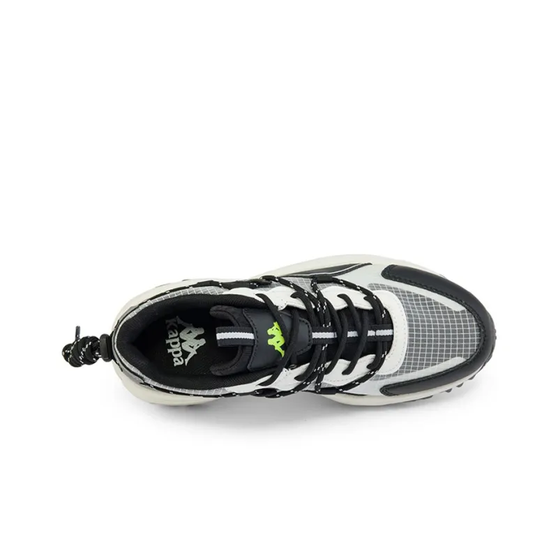 Kappa Shock Absorbers With Slip Resistant And Abrasion Resistant Properties Low Top Chunky Sneakers Unisex Black-2