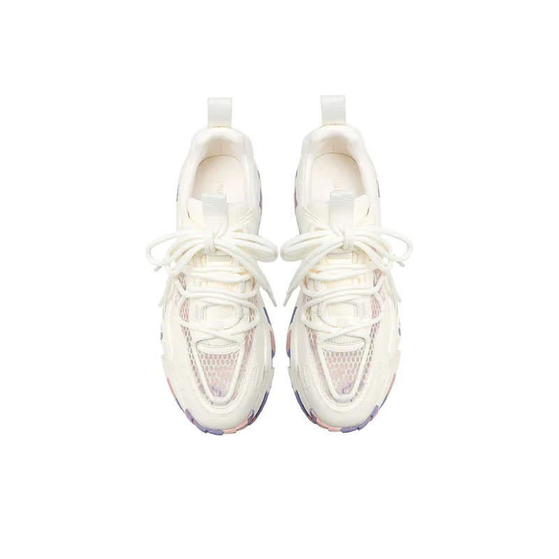 PRETY PEKI Chunky Sneakers Women's Ecru-4