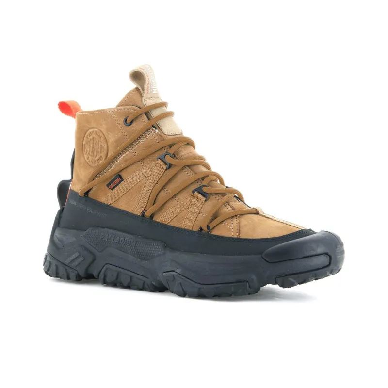 Palladium Off grid CRS NBK WP+ Waterproof And Wear resistant Short Outdoor Boots Unisex Brown-2