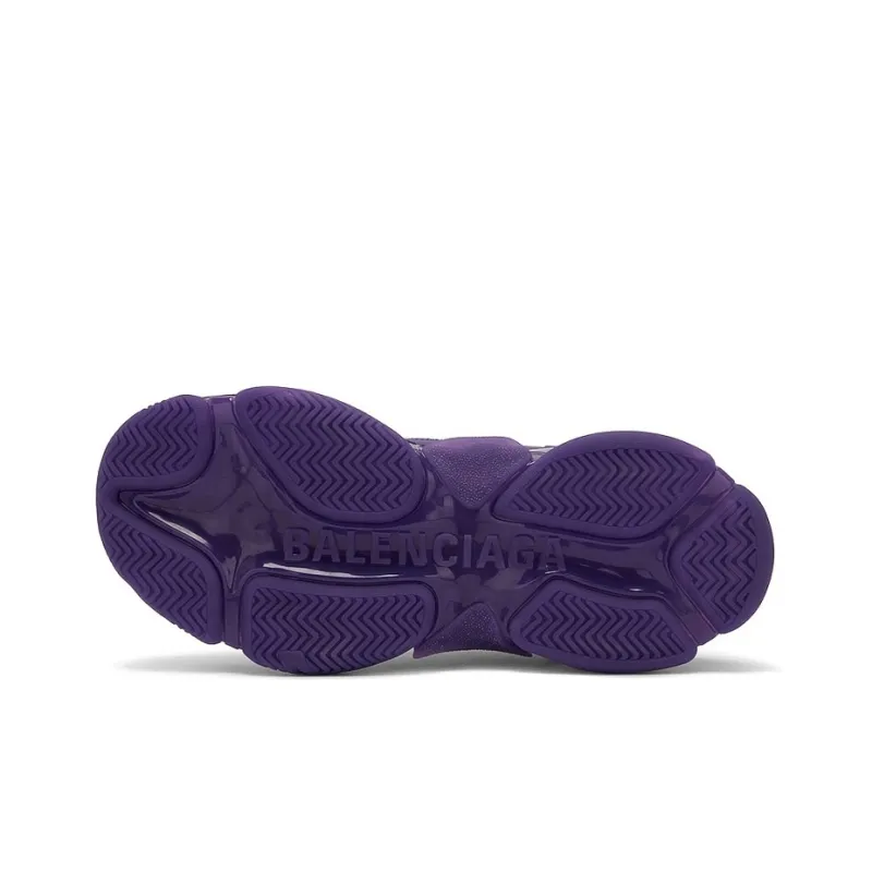 Balenciaga Triple S Clear Sole Deep Purple-4