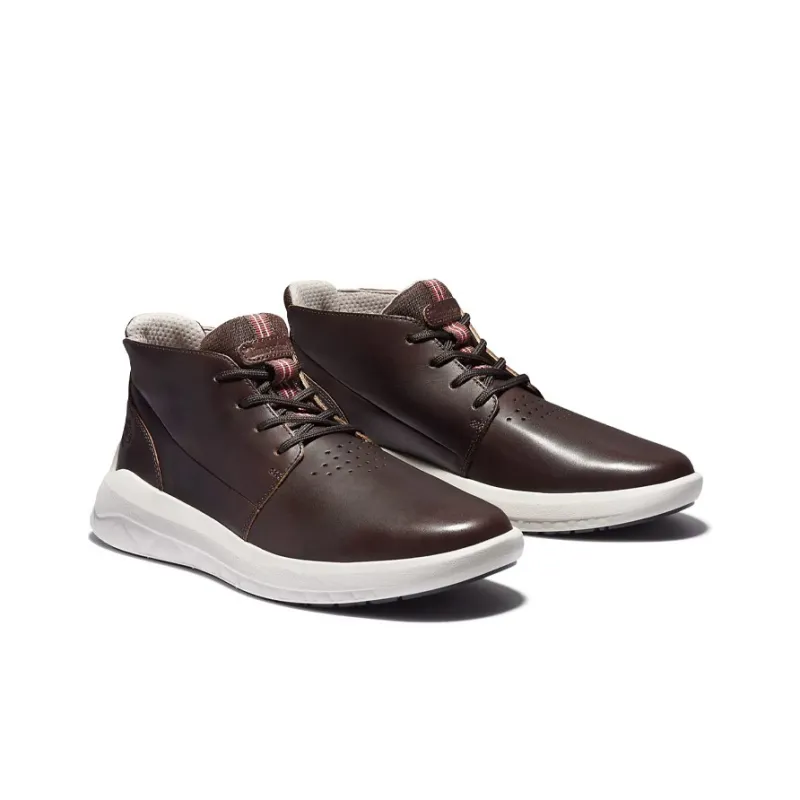Timberland Bradstreet Ultra Leather Chukka Boots 'Dark Brown'-1