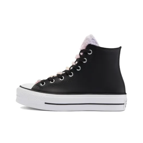 Converse Chuck Taylor All Star Canvas Shoes Women's High-Top Black/Purple/Pink/White