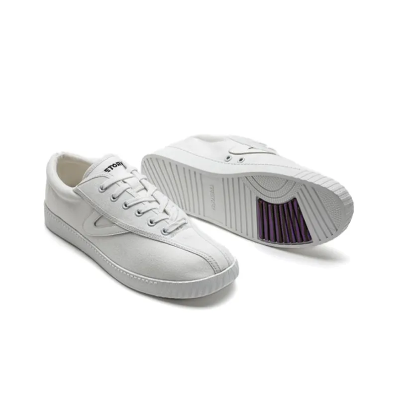 TRETORN Nylite OG Slip Resistant, Abrasion Resistant, Lightweight Low Top Canvas Shoes Unisex White-3