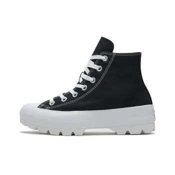 Converse Chuck Taylor All Star Lugged Hi Black White Women's