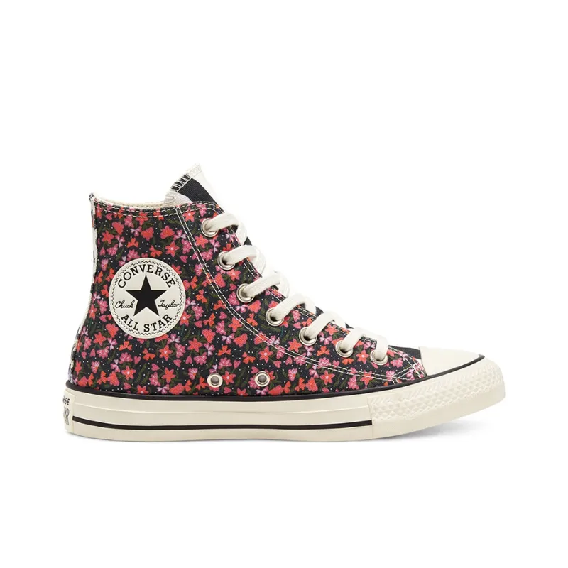 Converse Twisted Summer Chuck Taylor All Star High Top Floral Sneakers 'Red Pink Green' Women's-1