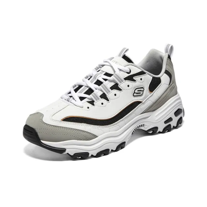 Skechers Dlites 1.0 'Black White Grey'-2
