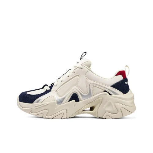 Skechers Stamina V3 Chunky Sneakers Men Low-Top White/Blue/Red