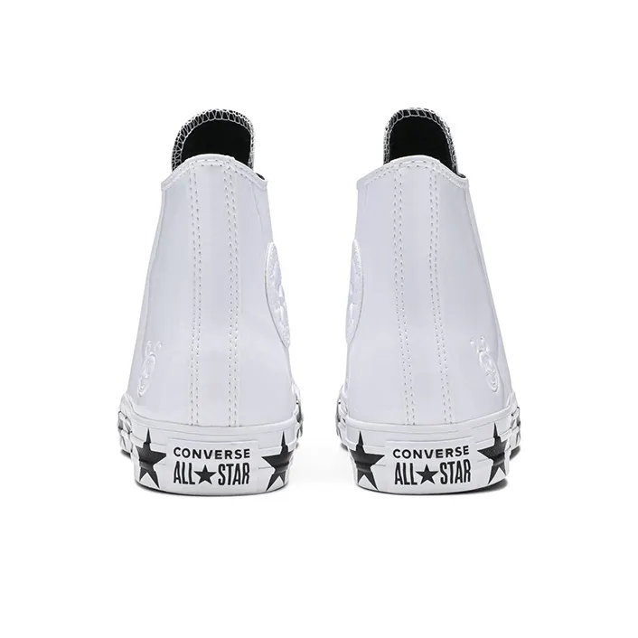 Converse Chuck Taylor All Star Hi Miley Cyrus White Black Stars Women's-3