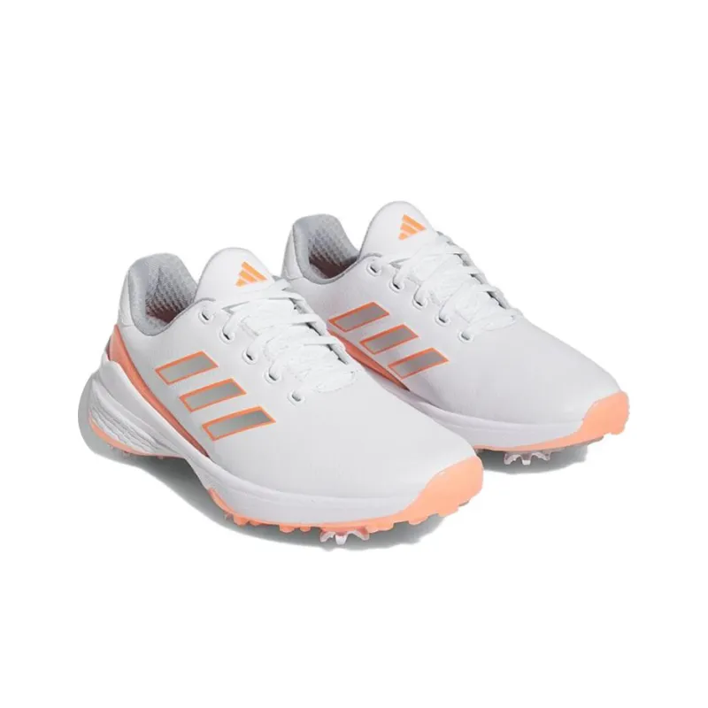 Adidas ZG23 Golf Cloud White Silver Metallic Coral Fusion Women's-2