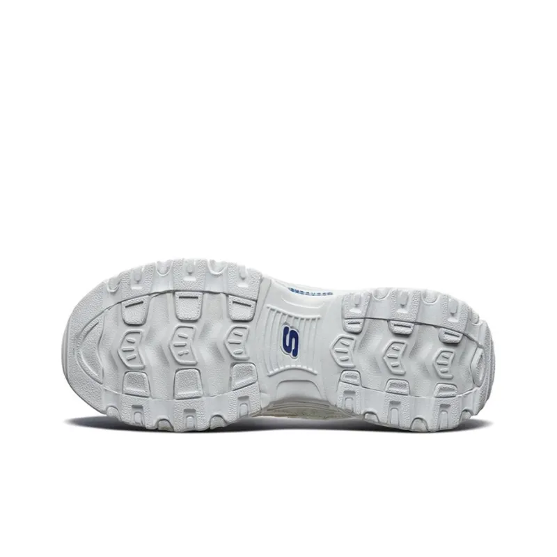 Skechers Snickers X Skechers D'Lites 1.0 Low Top Daddy Shoes White Women's-4