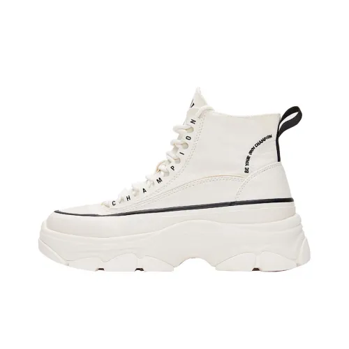 Champion Canvas Shoes Women's High-Top White