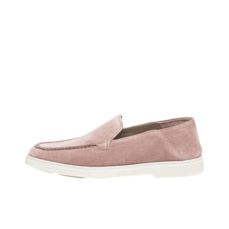 Santoni Tonal-stitching Suede Loafers-0