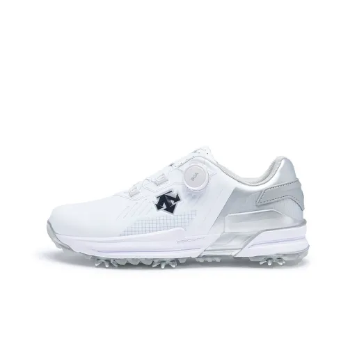 DESCENTE GOLF Golf Shoes Men Low-Top White