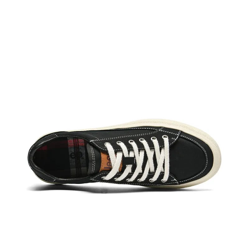 Jeep Cushioning Abrasion Resistant Lightweight Breathable Slip Resistant Low Top Canvas Shoes Men's-2